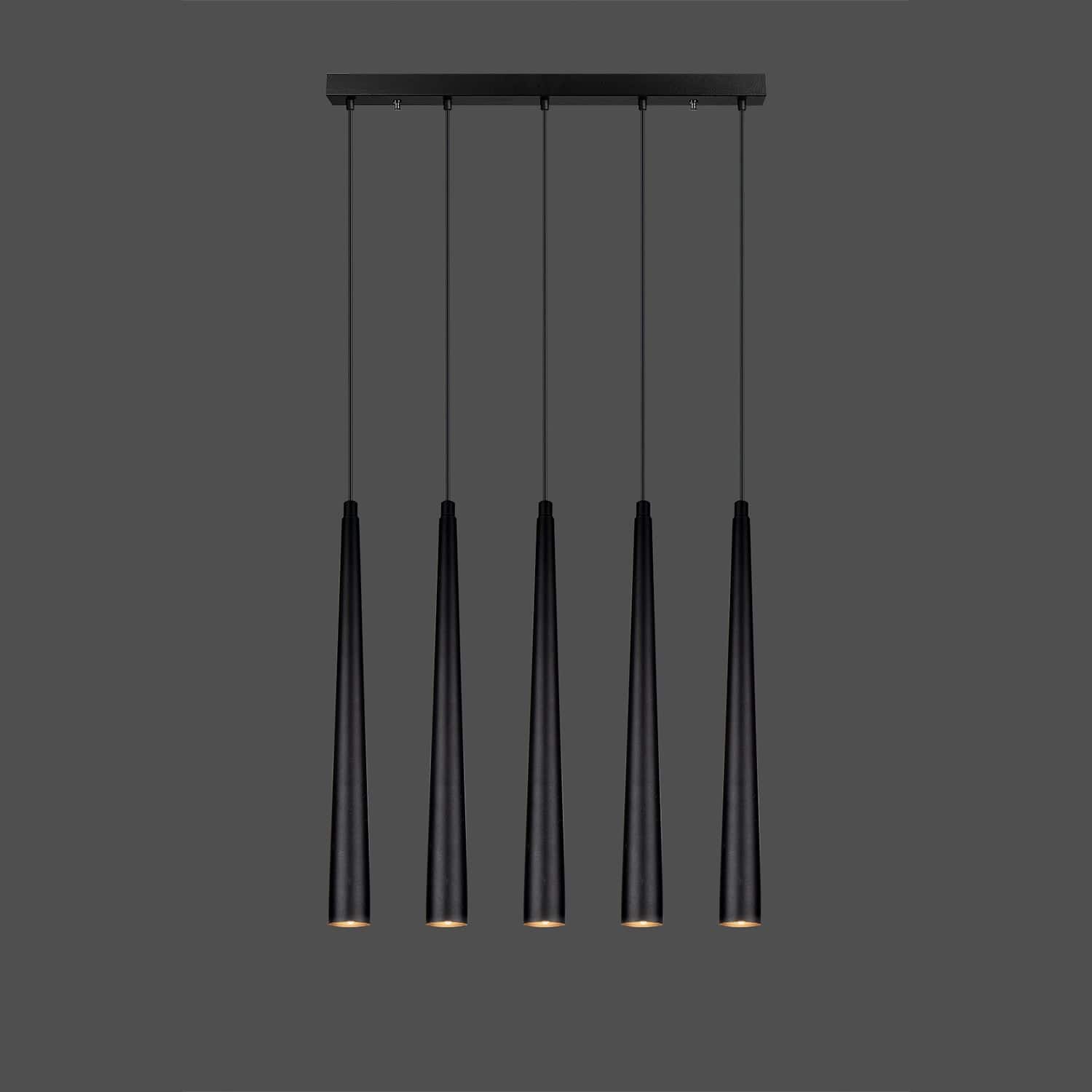 Lustra Tube Negru (3)