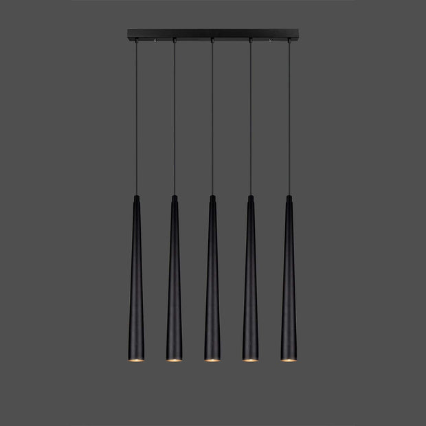 Lustra Tube Negru (3)