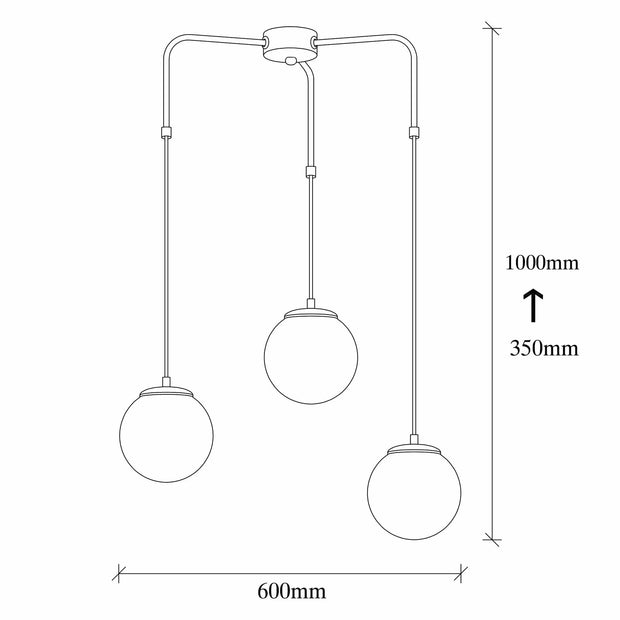 Lustra Uzum 4441 Alb / Alama (2)