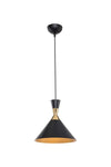 Lustra Zeron Negru / Auriu