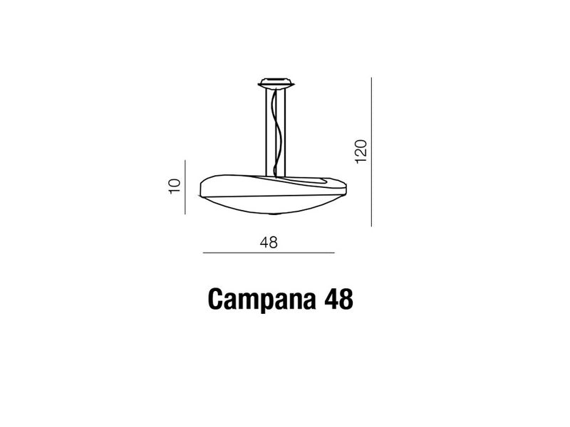 Lustra Campana 48 Alb, AZ0566 (6)