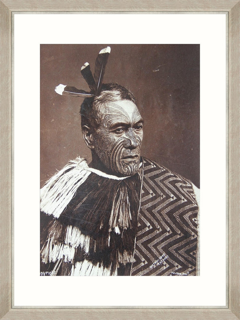 Tablou Framed Art Maori Chief Wetani