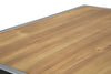 Masa de bar din lemn si metal Dublin Square Natural / Gri inchis, L70xl70xH106 cm (5)