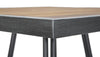 Mauro Ferretti Masa de bar din lemn si metal Dublin Square Natural / Gri inchis, L70xl70xH106 cm