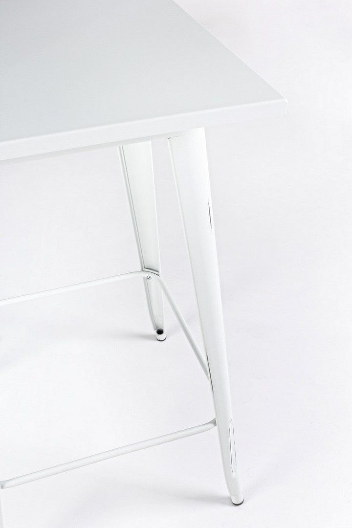Masa de bar din metal Minnesota Alb, L60xl60xH103 cm (1)