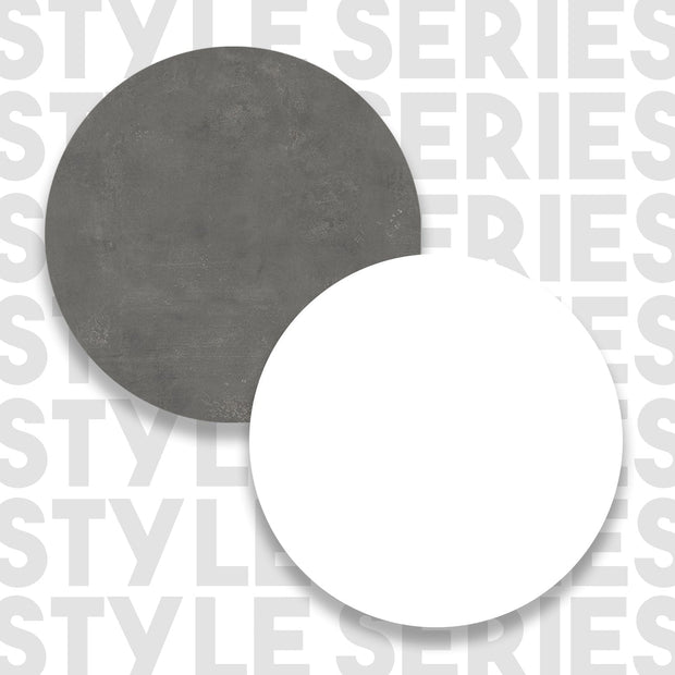 Asir Masa de bar din pal, Style ST1-GW Alb / Gri, L120xl51,6xH101,8 cm