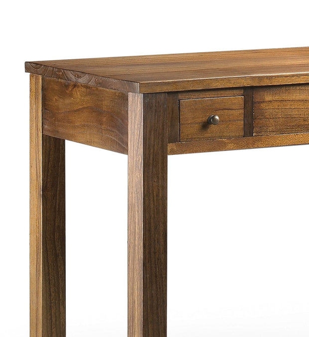 Masa de birou din lemn si furnir, cu 3 sertare, Star III Nuc, L110xl55xH80 cm (2)