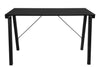 Masa de birou din metal si sticla, Typhoon Negru, L125xl65xH77,5 cm