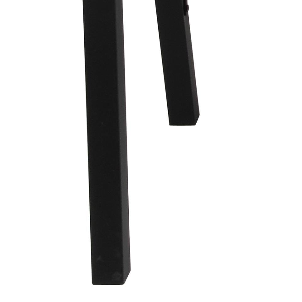 Masa de birou din metal si sticla, Typhoon Negru, L125xl65xH77,5 cm (8)