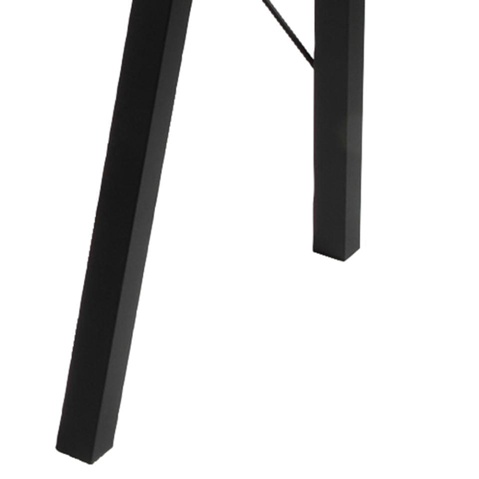 Masa de birou din metal si sticla, Typhoon Negru, L125xl65xH77,5 cm (11)