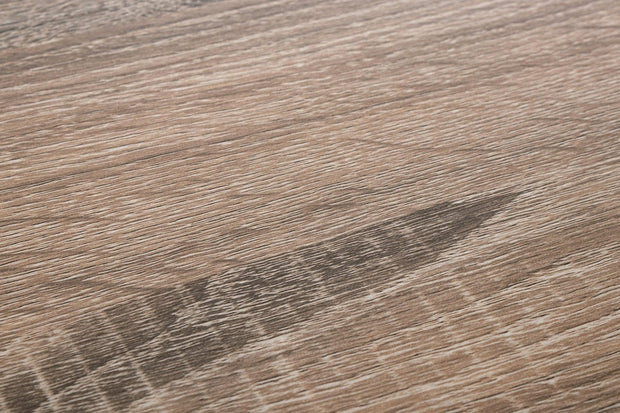 Masa de birou din pal si lemn, cu 4 sertare Alberta Natural / Alb, L120xl60xH75 cm (9)