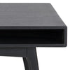 Actona Masa de cafea din lemn si furnir, Marte Negru, L130xl70xH50 cm