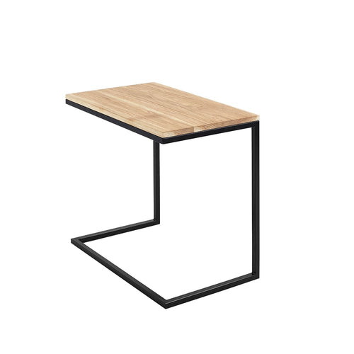 Masa de cafea din MDF, Lupe Stejar / Negru, L60xl40xH60 cm