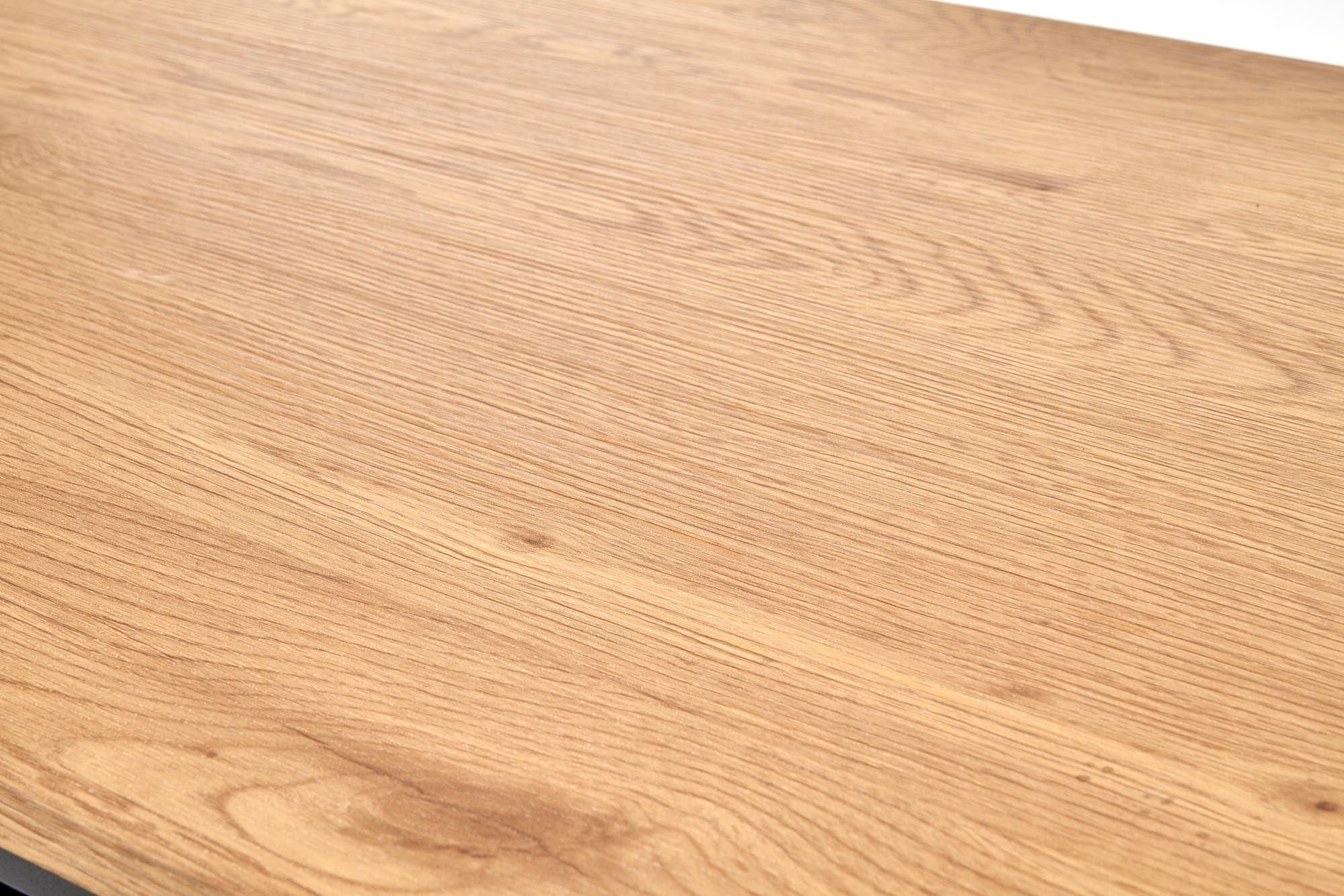 Halmar Masa de cafea din MDF si metal, Arthek Stejar Auriu / Negru, L105xl55xH45 cm