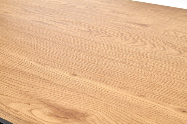 Halmar Masa de cafea din MDF si metal, Arthek Stejar Auriu / Negru, L105xl55xH45 cm