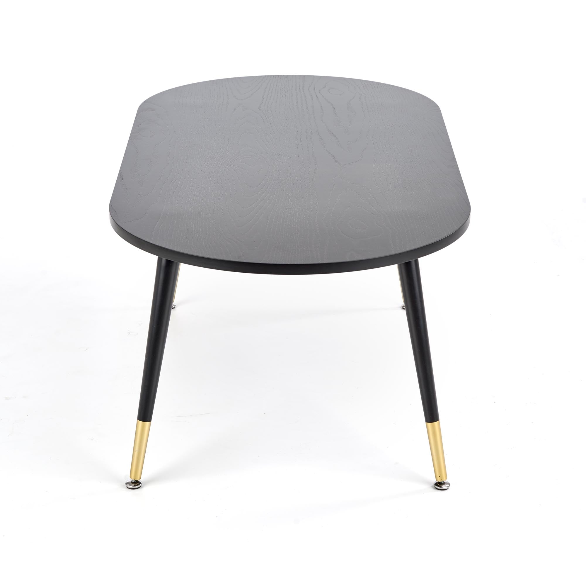 Halmar Masa de cafea din MDF si metal Embera Negru / Auriu, L120xl60xH47 cm