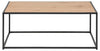 Masa de cafea din MDF si metal, Seaford Stejar / Negru, L100xl50xH40 cm (1)