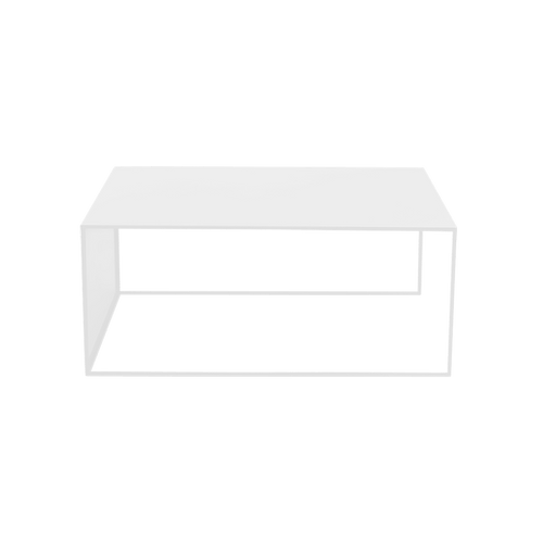 Masa de cafea din metal, 2Wall Alb, L100xl60xH45 cm