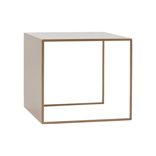 Masa de cafea din metal, 2Wall Auriu, L50xl50xH45 cm