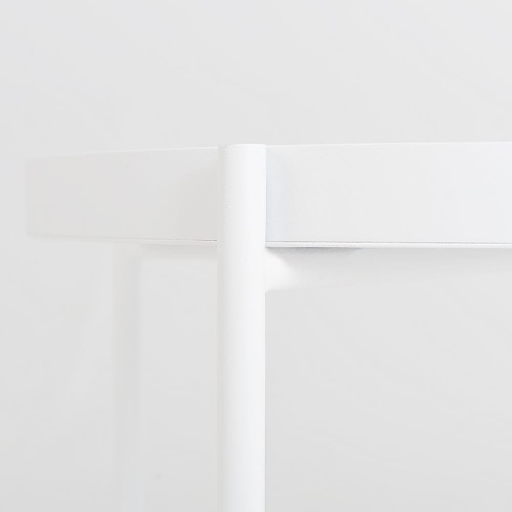 Masa de cafea din metal, Hanna 60-1F Alb, Ø60xH45 cm (2)