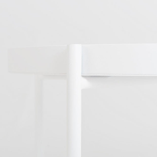 Masa de cafea din metal, Hanna 60-1F Alb, Ø60xH45 cm (2)