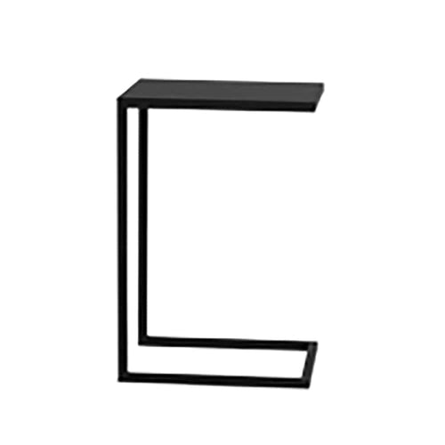 Masa de cafea din metal, Lupe Negru, L30xl40xH60 cm