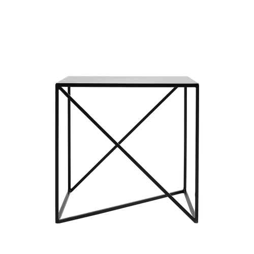 Masa de cafea din metal, Memo Negru, L50xl50xH45 cm