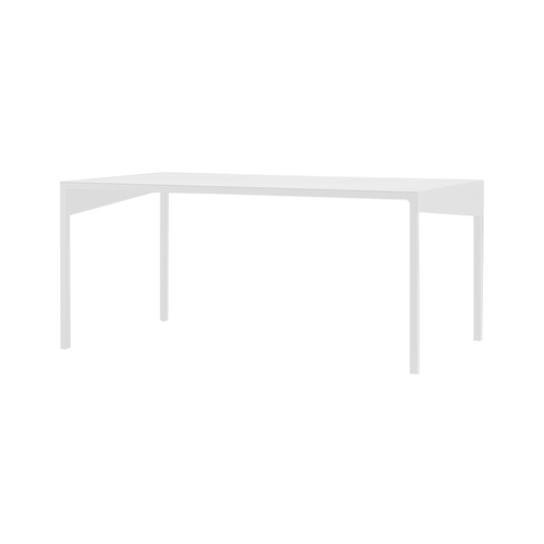 Masa de cafea din metal, Obroos Alb, L100xl60xH45 cm