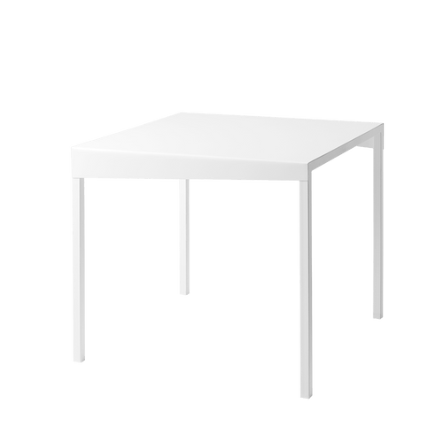 Masa de cafea din metal, Obroos Alb, L50xl50xH45 cm