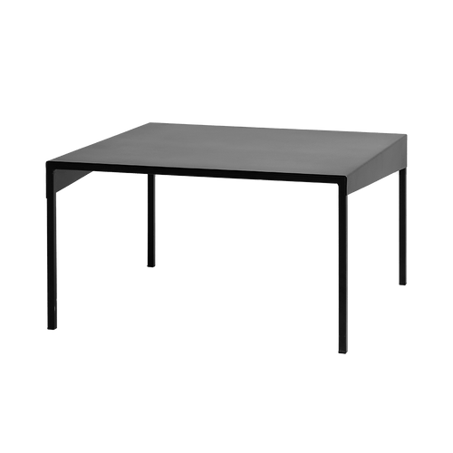 Masa de cafea din metal, Obroos Negru, L80xl80xH45 cm