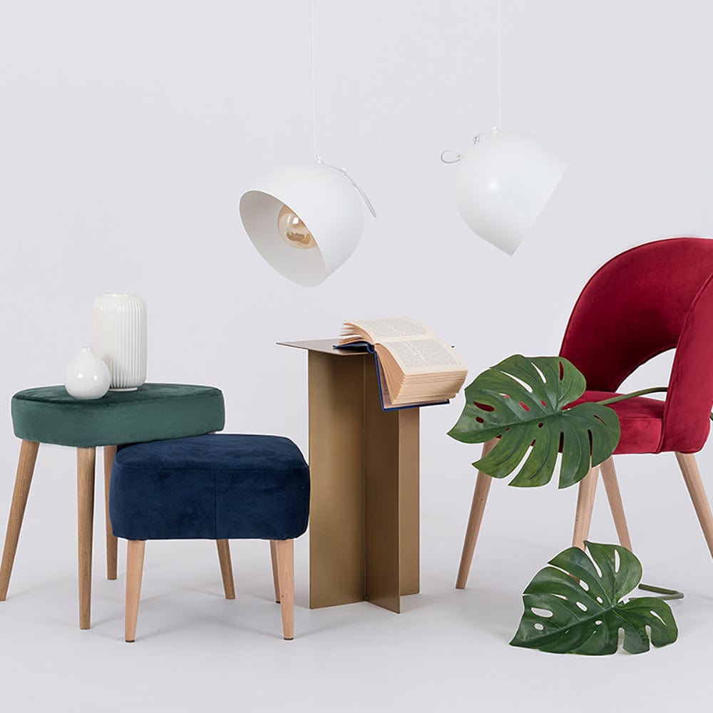 Masa de cafea din metal, Oli Auriu, L30xl30xH60 cm (2)