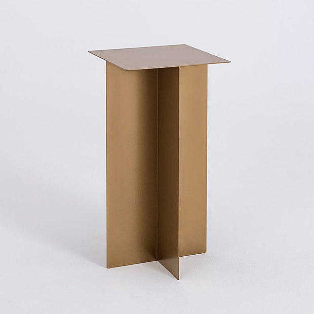 Masa de cafea din metal, Oli Auriu, L30xl30xH60 cm (3)