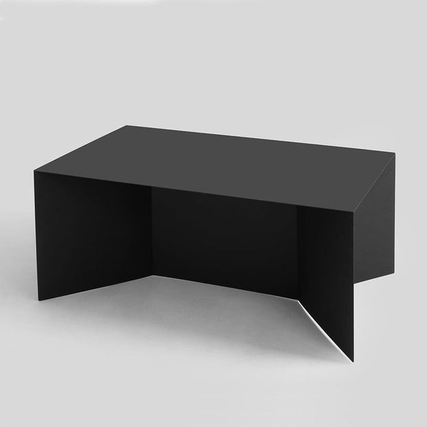 Masa de cafea din metal, Oli Negru, L100xl60xH45 cm (1)