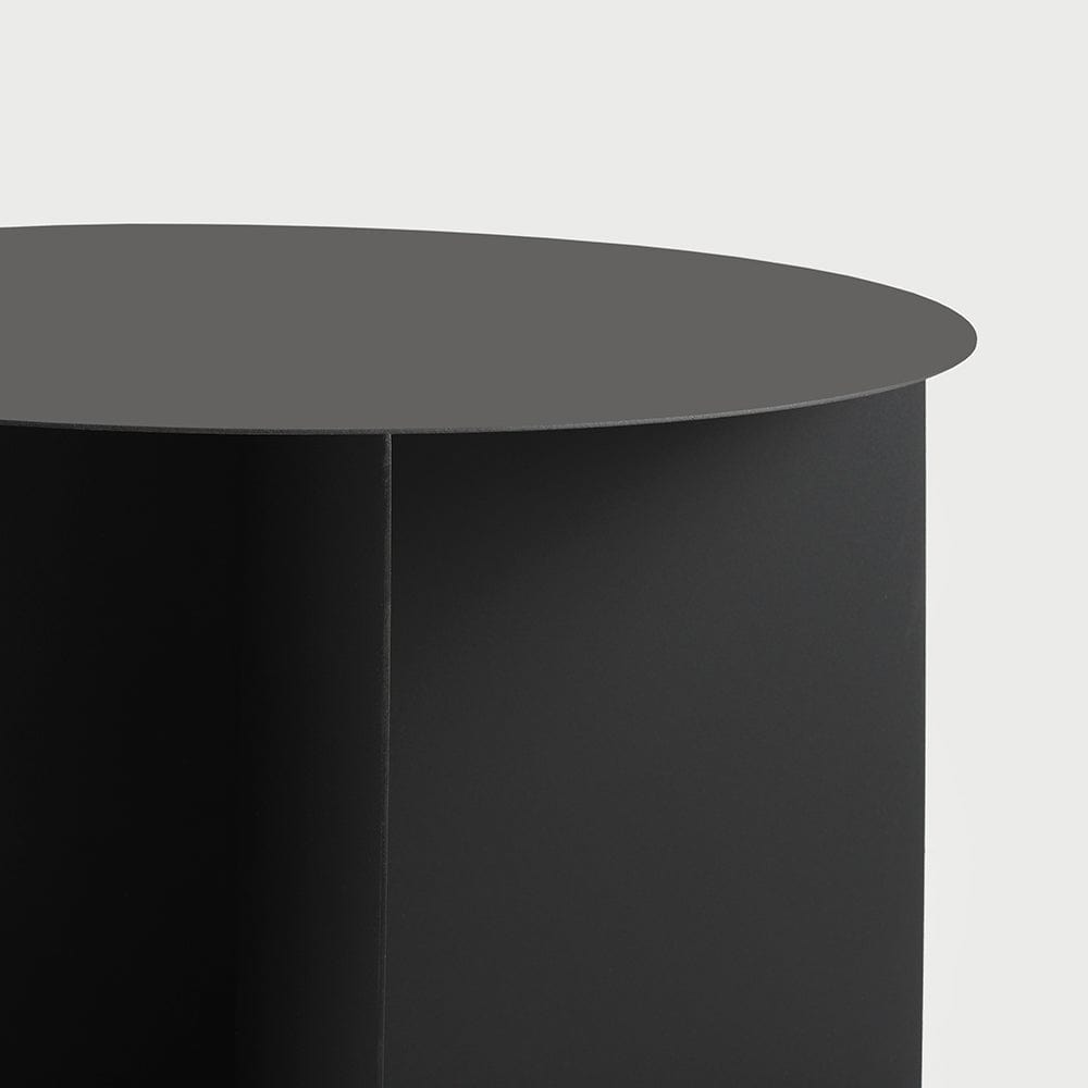 Masa de cafea din metal, Oli Negru, Ø70xH45 cm (1)