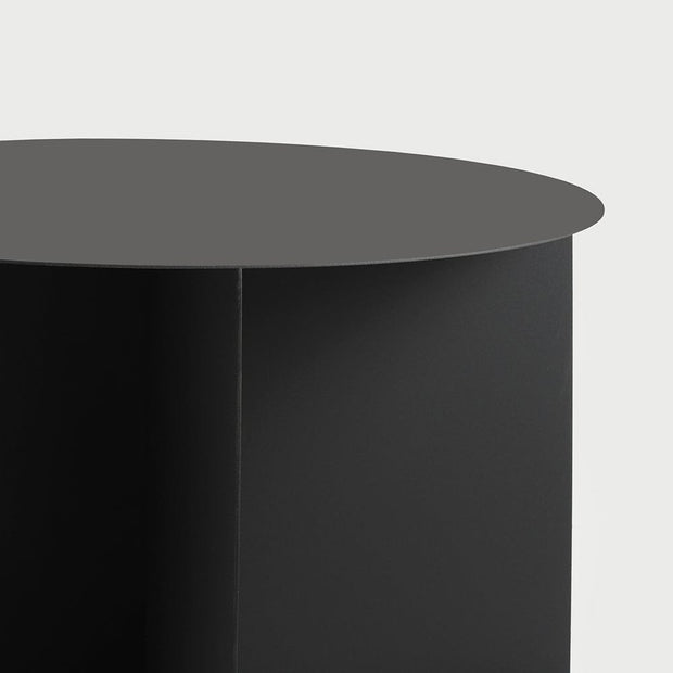 Masa de cafea din metal, Oli Negru, Ø70xH45 cm (1)