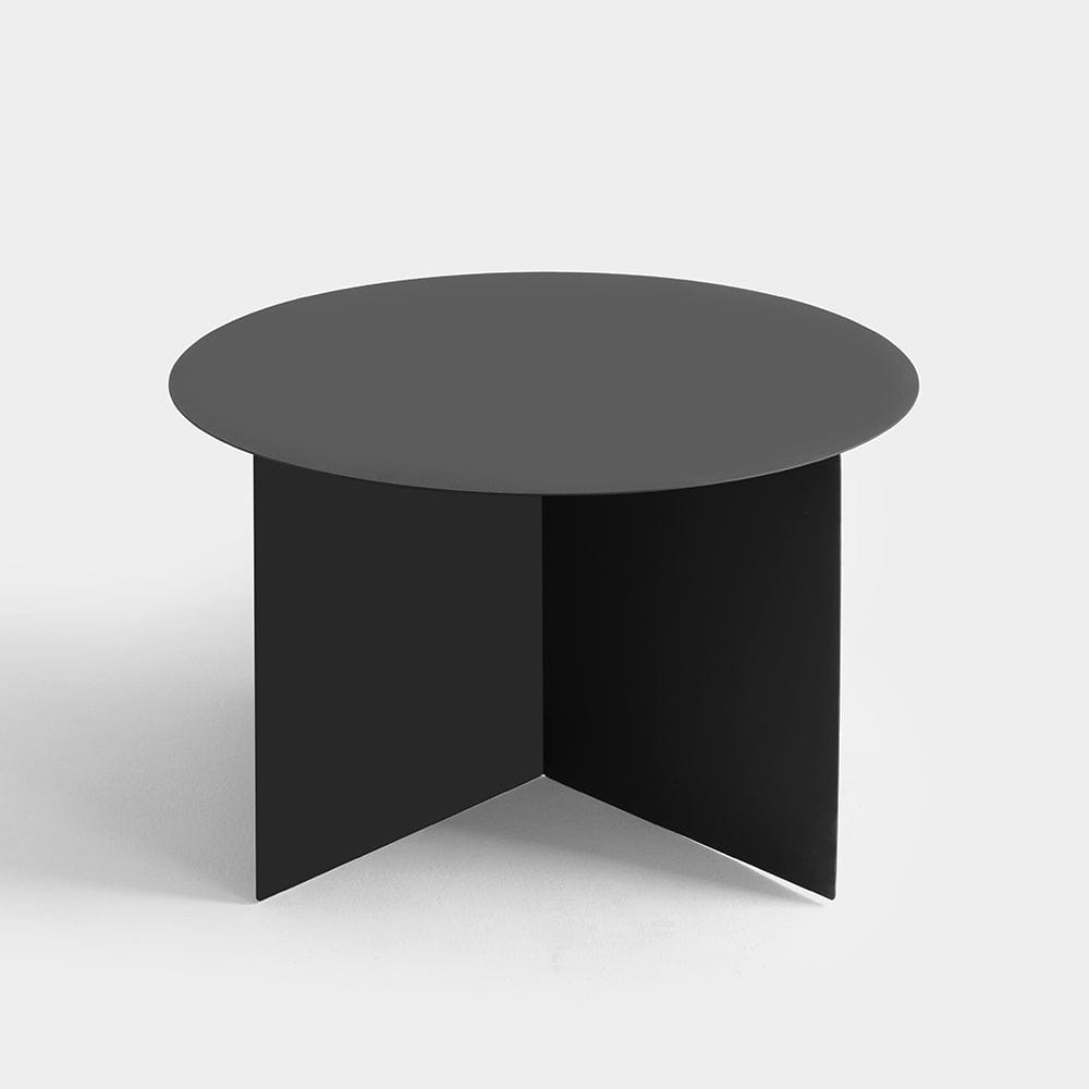 Masa de cafea din metal, Oli Negru, Ø70xH45 cm (2)