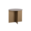 Masa de cafea din metal, Oli Round Auriu, Ø50xH45 cm