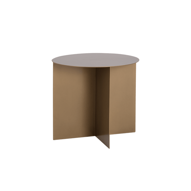 Masa de cafea din metal, Oli Round Auriu, Ø50xH45 cm