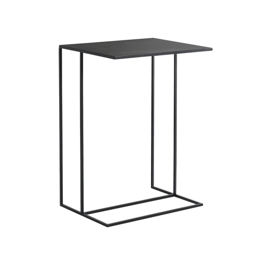 Masa de cafea din metal, Sider Negru, L50xl40xH70 cm