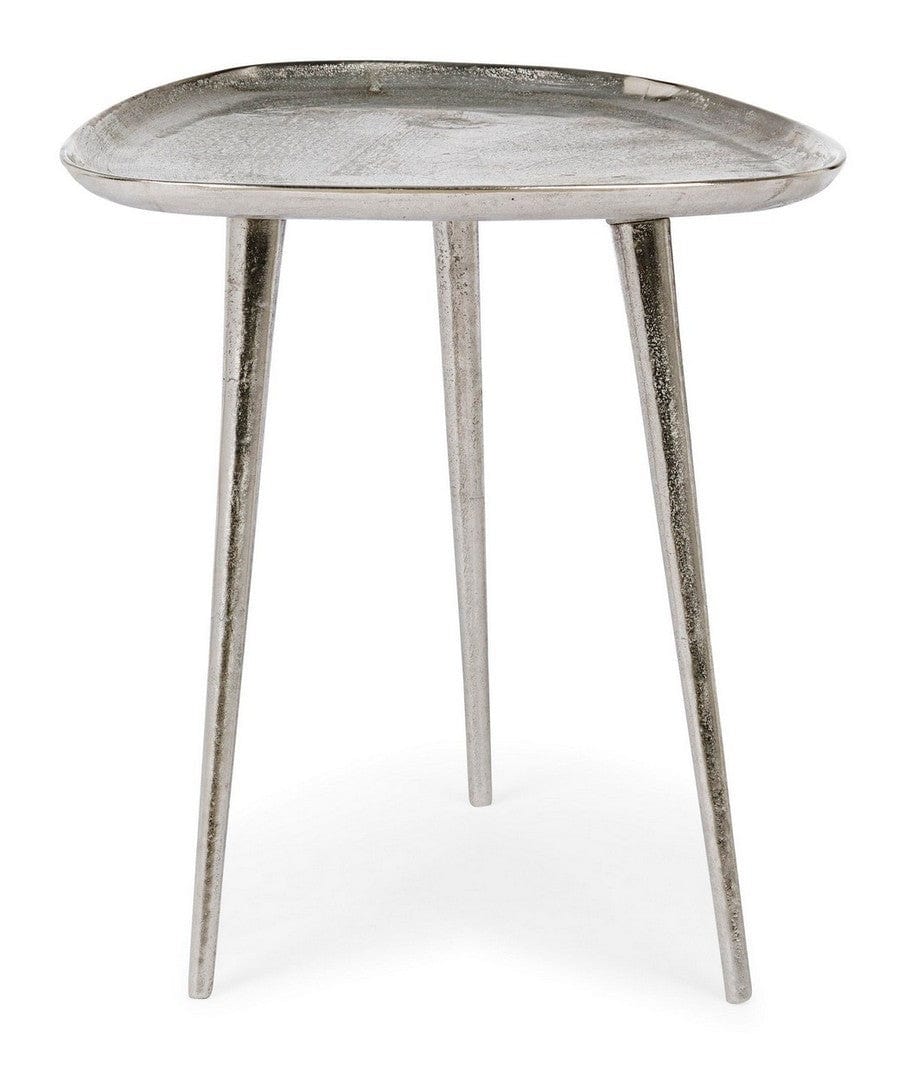 Masa de cafea din metal Tahir Small Antique Argintiu, L50xl43xH46 cm (1)
