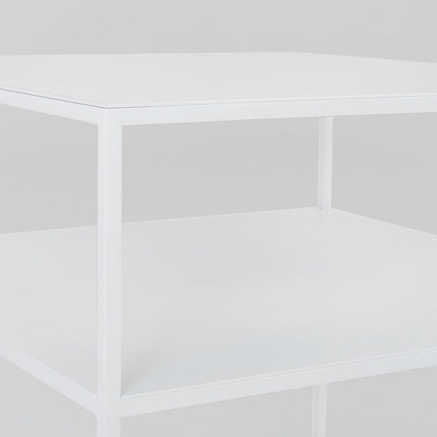 Masa de cafea din metal, Tensio 2 Floor Alb, L50xl50xH45 cm (3)