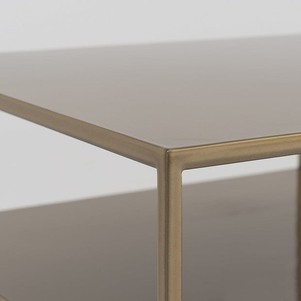 Masa de cafea din metal, Tensio 2 Floor Auriu, L50xl50xH45 cm (3)