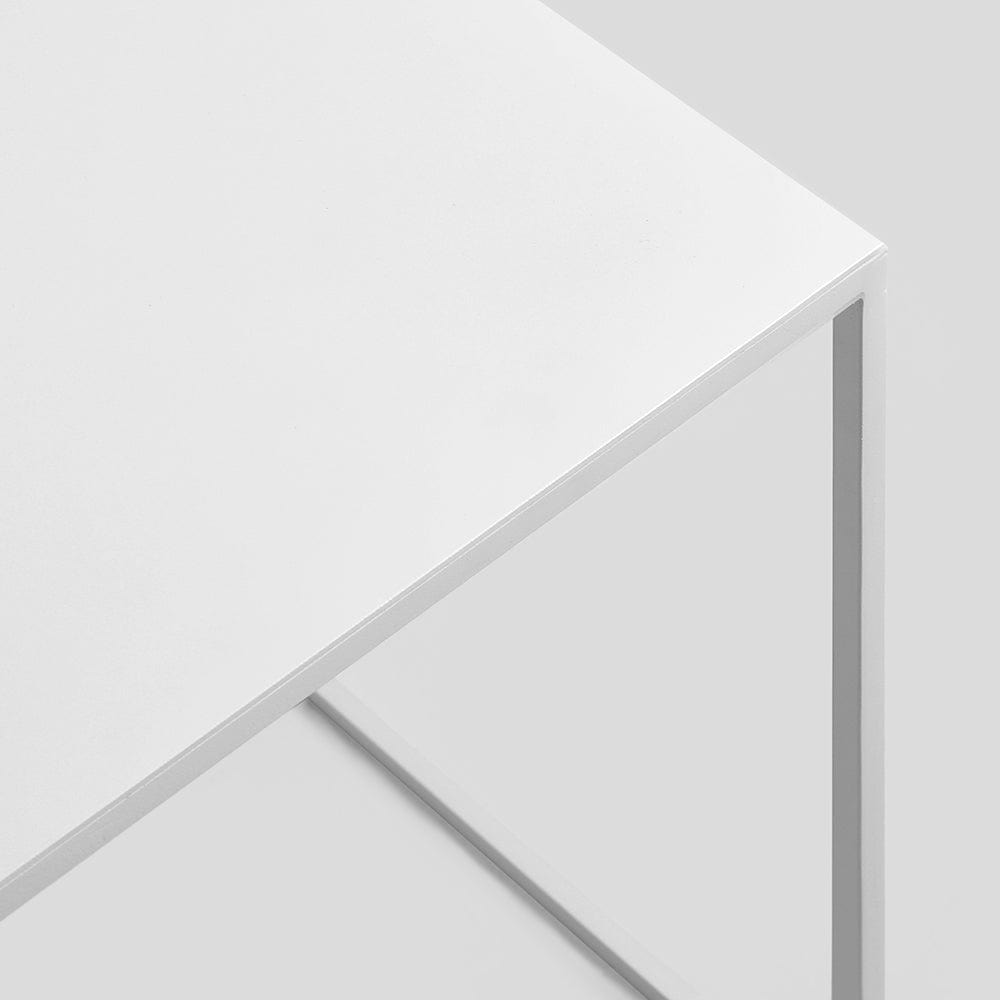 Masa de cafea din metal, Tensio Alb, L80xl80xH45 cm (3)