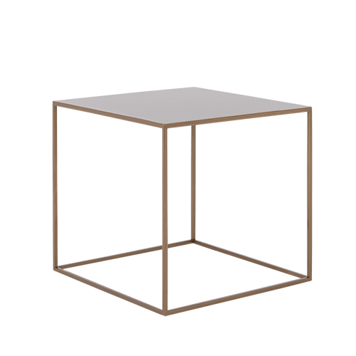 Masa de cafea din metal, Tensio Auriu, L50xl50xH45 cm