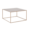 Masa de cafea din metal, Tensio Auriu, L80xl80xH45 cm