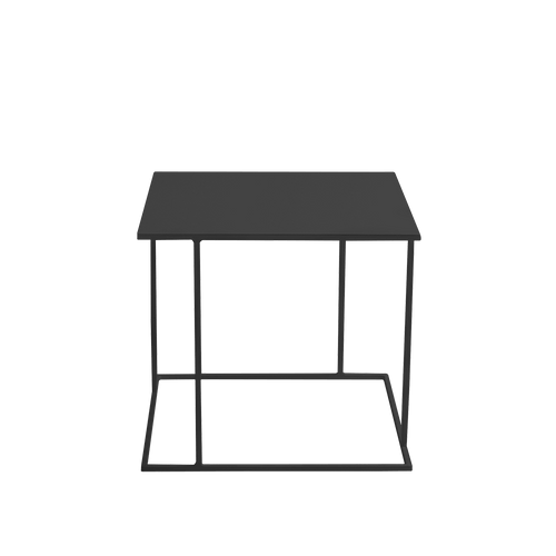 Masa de cafea din metal, Walt Negru, L50xl50xH45 cm