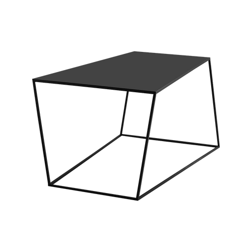 Masa de cafea din metal, Zak Negru, L100xl60xH55 cm