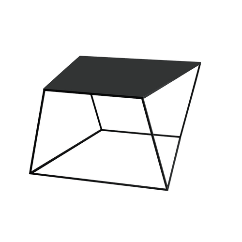 Masa de cafea din metal, Zak Negru, L80xl80xH50 cm