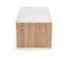 Halmar Masa de cafea din pal cu 1 sertar, Pallavi Stejar Sonoma / Alb, L110xl60xH50 cm