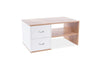 Signal Masa de cafea din pal cu 2 sertare Heaton Stejar Wotan / Alb, L100xl60xH50 cm